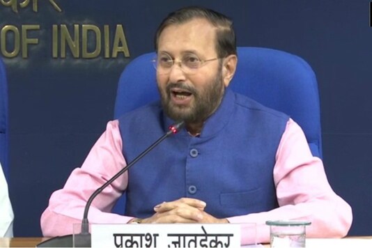 File photo of Union Minister Prakash Javadekar. 