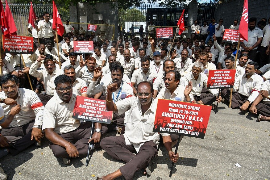 HAL unions strike