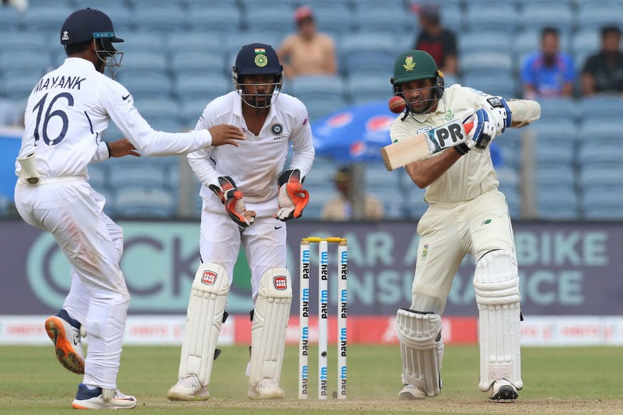 In Pics, India vs South Africa, Second Test, Day Four in Pune In Pics, India vs South Africa, Second Test, Day Four in Pune
