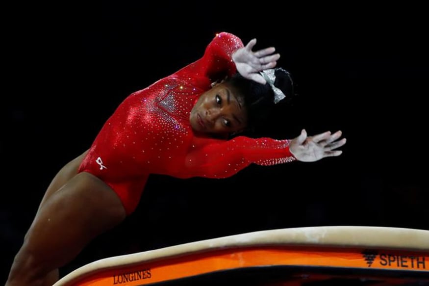 Simone Biles Wins Recordequalling 23rd World Championship Medal News18