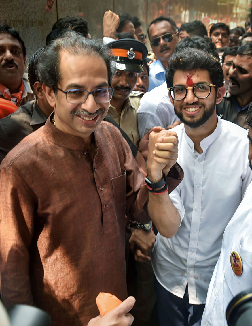 ditya Thackeray Files Nomination Papers After A Mega Road Show In Mumbai