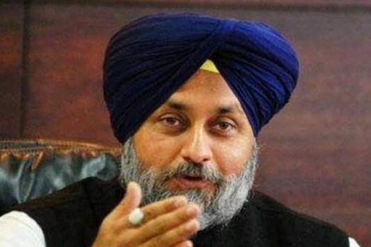 File photo of SAD president Sukhbir Singh Badal.