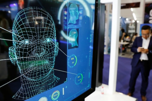 Representative image of a facial recognition software at work, akin to the AFRS tool in use by Delhi Police. (Photo: Reuters)