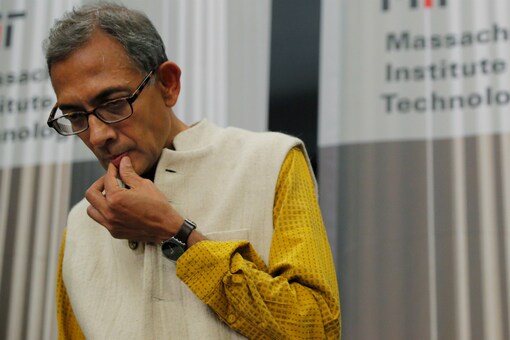 Abhijit Banerjee, one of the three winners of the 2019 Nobel Prize in Economics, at a news conference at the Massachusetts Institute of Technology (MIT) in Cambridge, U.S, October 14, 2019. (Reuters photo)