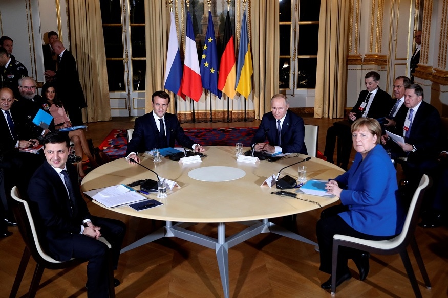 Russia's Putin Meets Ukraine President for First Time at Paris Peace Summit
