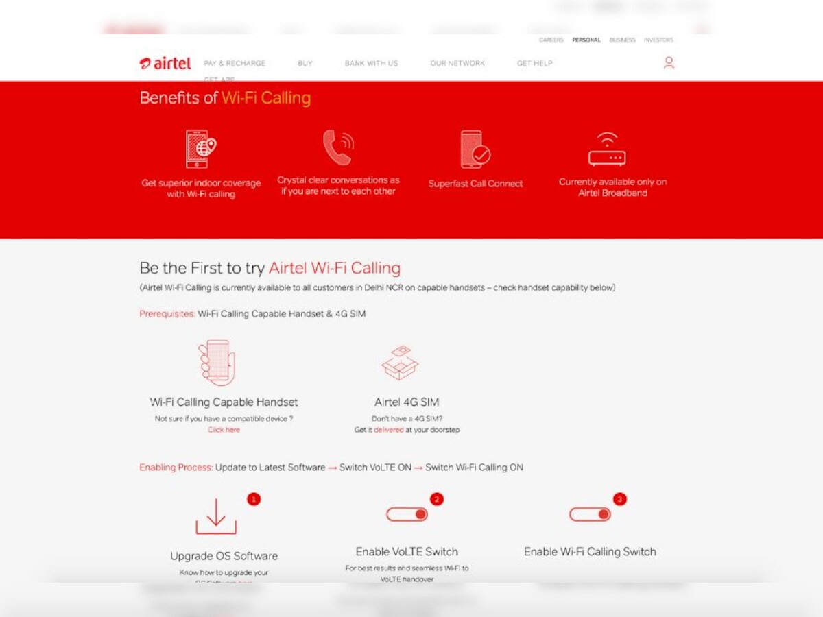 Airtel Free Calls On Wi Fi Will It Work On Your Apple Iphone Oneplus Or Xiaomi Phone