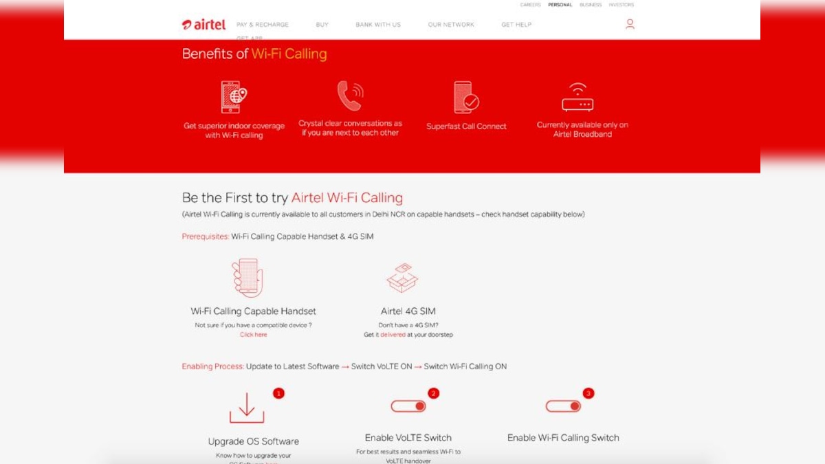 Airtel Users Can Make Voice Calls on WiFi But You Need Airtel Xstream