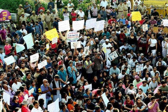 A file photo of an anti-CAA protest in Bengaluru. (PTI)