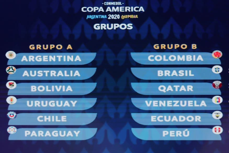 Copa America 2020 Draw Australia Grouped With Argentina, Qatar Drawn