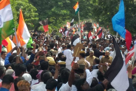 File photo of DMK rally against CAA in Chennai. (Photo by Poornima Murali) File photo of DMK rally against CAA in Chennai. (Photo by Poornima Murali)