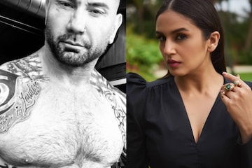 Huma Qureshi Taught Dave Bautista Bollywood Moves on Chammak Challo - News18