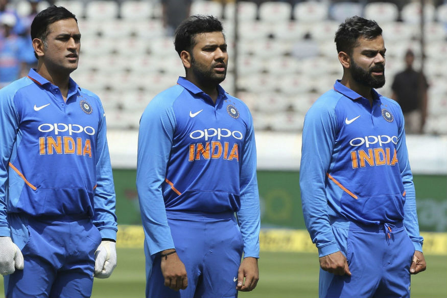 Indian Team Orange Jersey Photos: MS Dhoni, Virat Kohli, Rohit