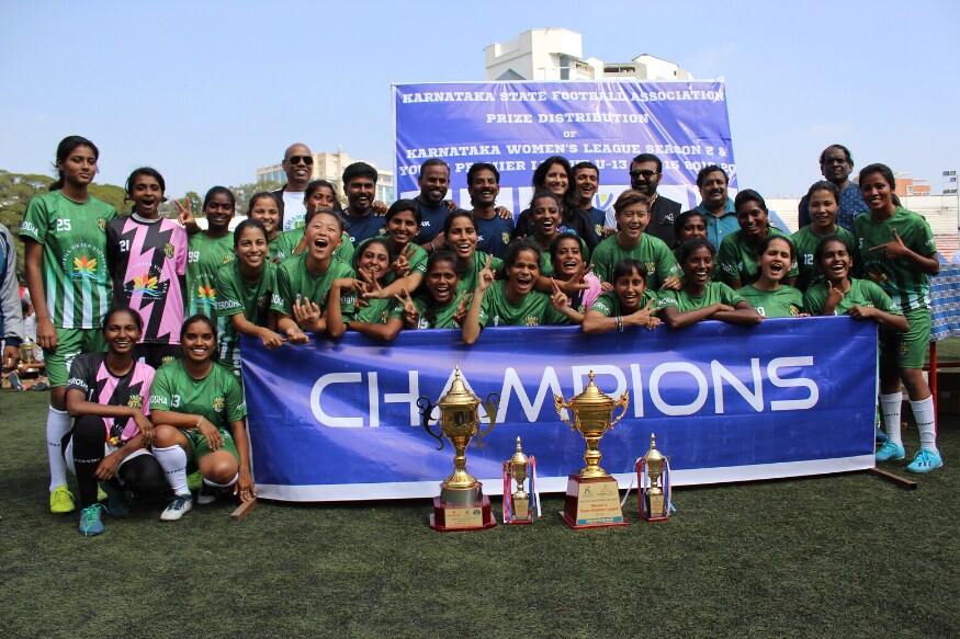 Kickstart FC Win Karnataka Women's League to Qualify for Indian Women's League