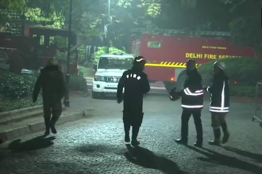 The minor fire that broke out at Prime Minister's residence at 7 Lok Kalyan Marg is under control now. (Image tweeted by ANI) The minor fire that broke out at Prime Minister's residence at 7 Lok Kalyan Marg is under control now. (Image tweeted by ANI)