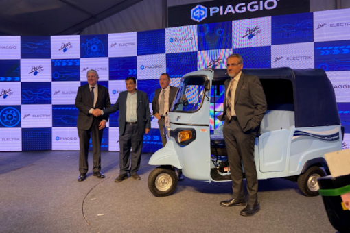 Piaggio E City Electric Auto Rickshaw Launched In India At Rs 1 97 Lakh