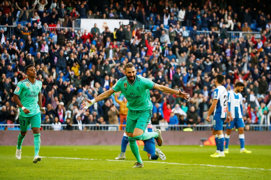 La Liga: Karim Benzema Delivers Again as Real Madrid Cruise Past Espanyol