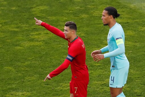 Virgil van Dijk's joke on Cristiano Ronaldo did not turn out well for him. (Photo Credit: Reuters)
