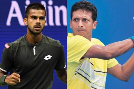 Sumit Nagal and Mahesh Bhupathi (Photo Credit: Reuters/Twitter) Sumit Nagal and Mahesh Bhupathi (Photo Credit: Reuters/Twitter)