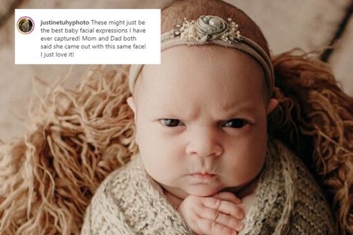 Infant Protests Her Baby Photoshoot With A Grumpy Face That S Breaking The Internet