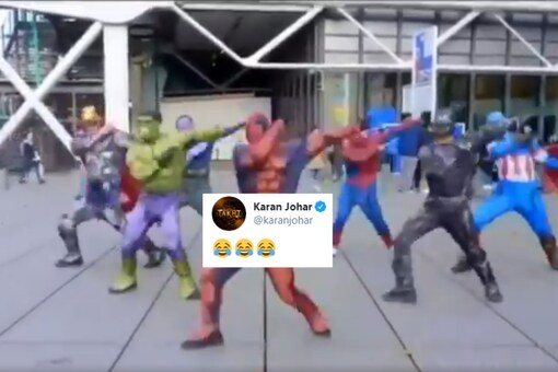 Avenger Superheroes Dancing to 'Disco Deewane' is a Crossover Karan Johar Appreciates Avenger Superheroes Dancing to 'Disco Deewane' is a Crossover Karan Johar Appreciates