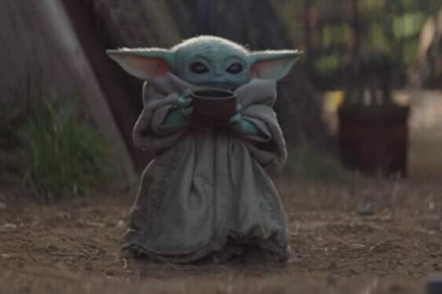After Memes, People Now Want 'Baby Yoda Sipping Tea' To Become an Emoji
