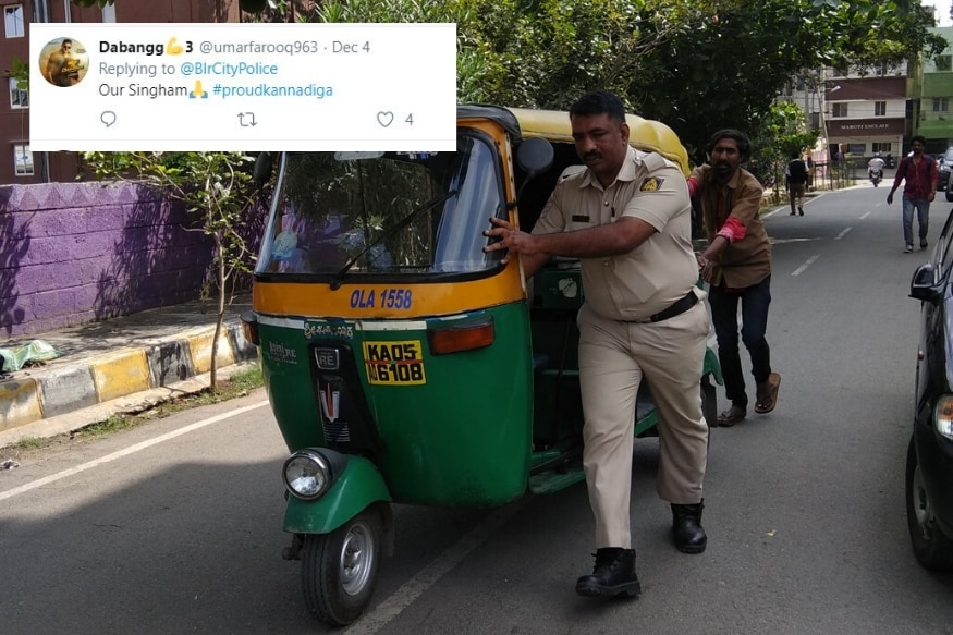 875px x 583px - Twitter Calls Bengaluru Cop 'Singham' after He Goes Viral for ...