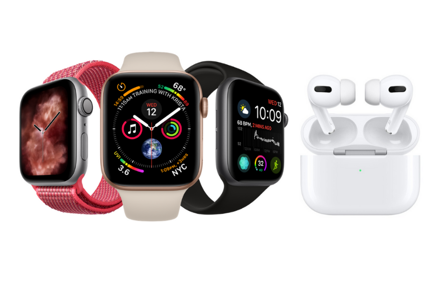 Apple watch 4 and best sale airpods