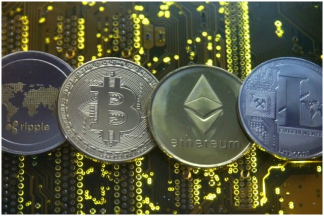 Representative image of bitcoin, ethereum and ripple – popular cryptocurrencies that are traded globally. (Photo: Reuters)
