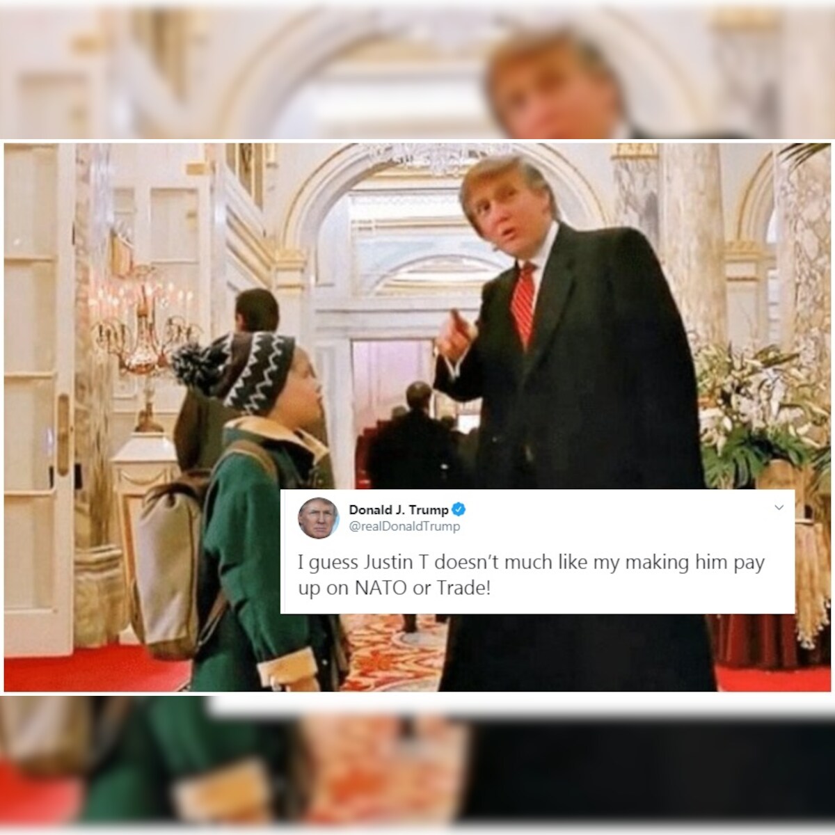 Donald Trump S Cameo Removed From Home Alone 2 In Canada He Blames Justin Trudeau Donald Trump S Cameo Removed From Home Alone 2 In Canada He Blames Justin Trudeau