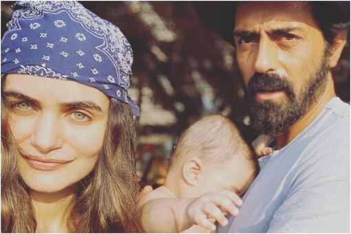 Arjun Rampal Posts Throwback Picture With Beau Gabriella Demetriades Baby Arik