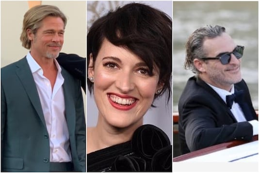 (L to R) Brad Pitt, Phoebe Waller Bridge, Joaquin Phoenix (L to R) Brad Pitt, Phoebe Waller Bridge, Joaquin Phoenix