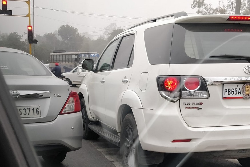 toyota fortuner police car