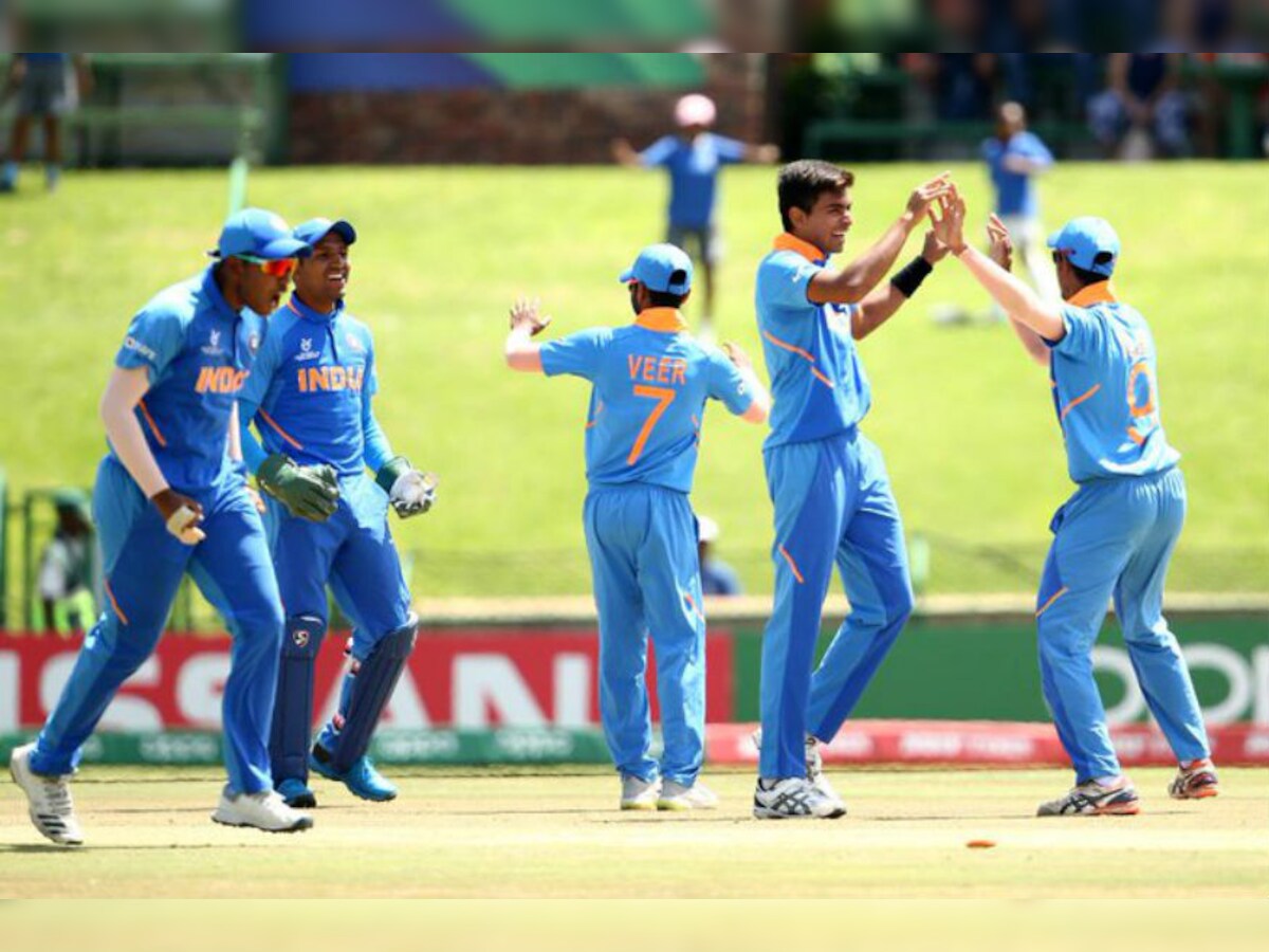 India Vs Australia U19 World Cup Quarter Final Match At Potchefstroom India Qualify For Semis With 74 Run Win