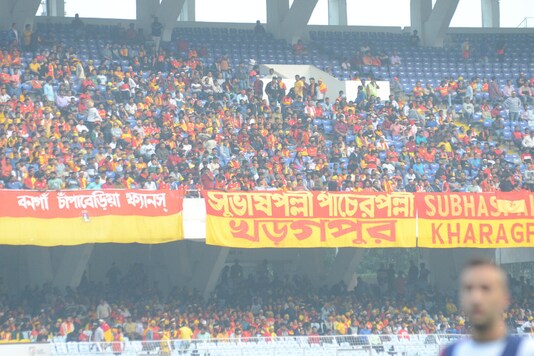 East Bengal supporters. (Photo Credit: AIFF)