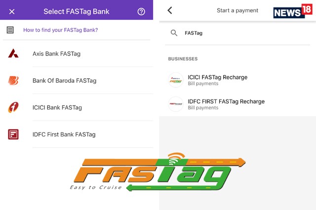 Bank of clearance baroda fastag recharge