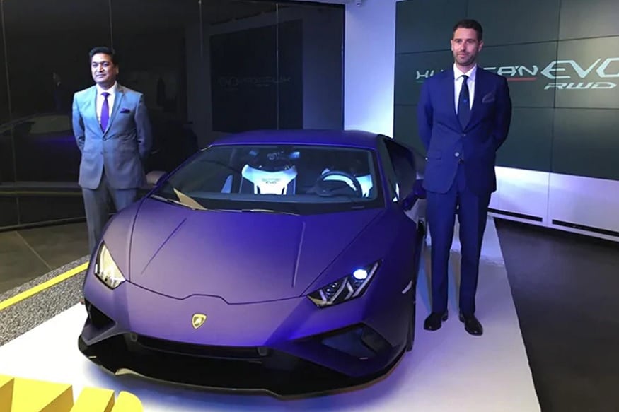 Get Huracan Evo Rwd Blue Gif
