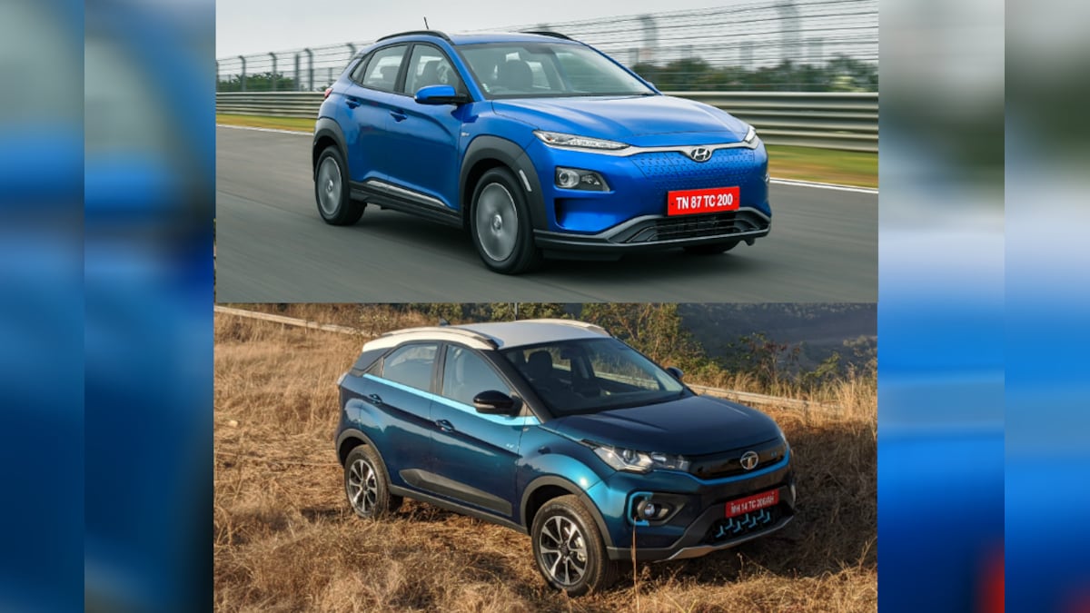 Tata Nexon EV vs Hyundai Kona Electric SUV Spec Comparison: Battery ...