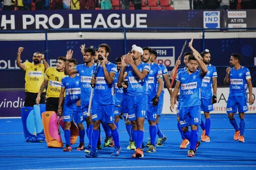Indian men's hockey team (Photo Credit: @sports_odisha)