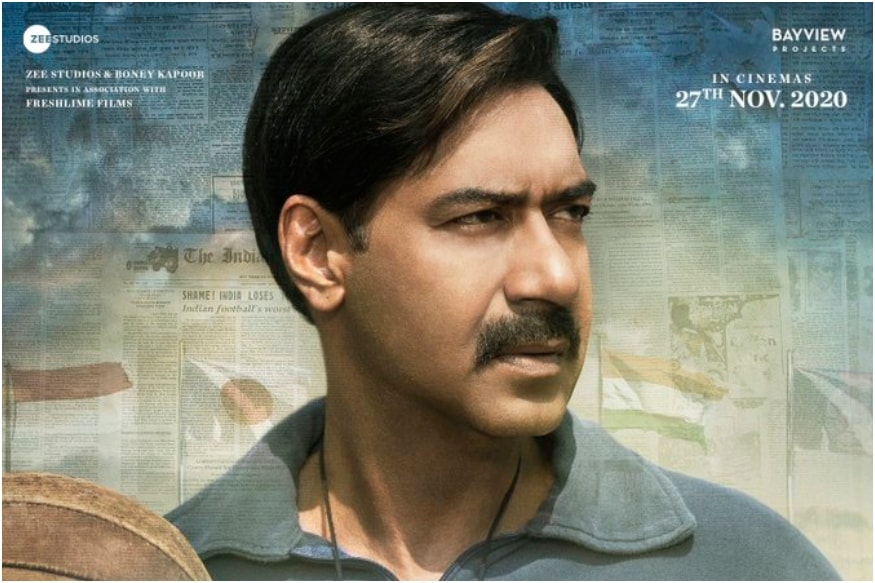 Ajay Devgn Shares His First Look from Maidaan
