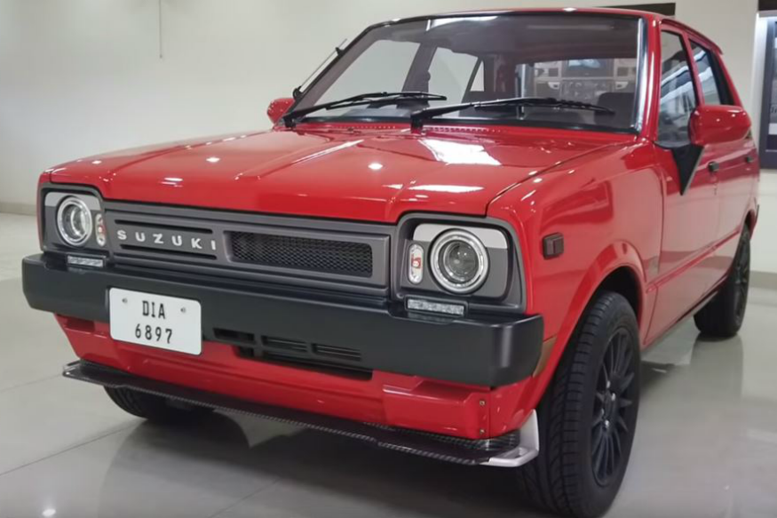 Old Maruti 800 Modified Blue