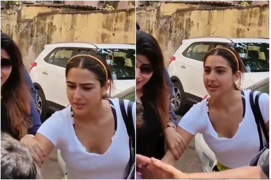 Fan Tries To Kiss Sara Ali Khan S Hand Watch Actress