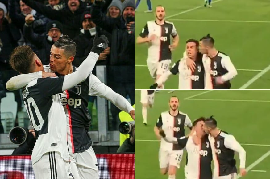 Goals Cristiano Ronaldo Kissing Paulo Dybala Is Breaking The Internet