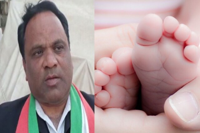 Photo of Vinod Jain by ANI, photo of baby is representational.
