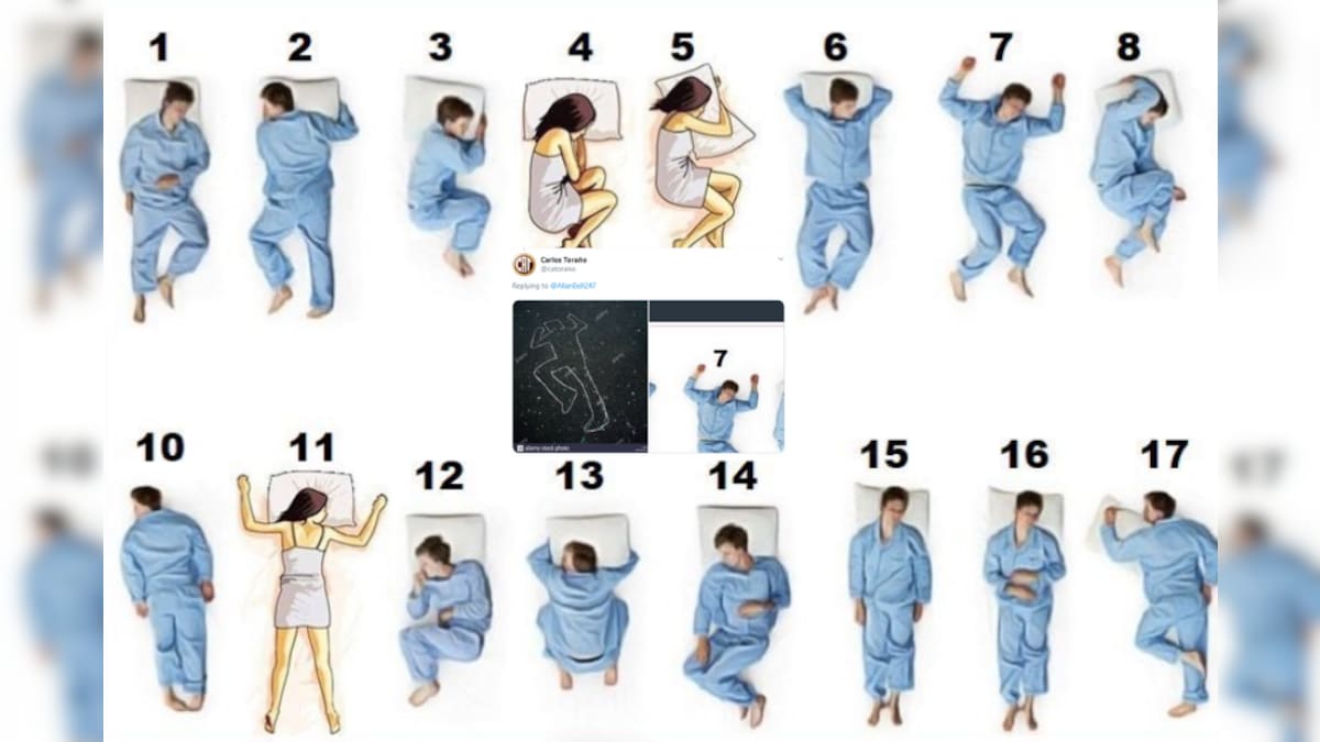 How Different People Sleep 😅 . Which one are you