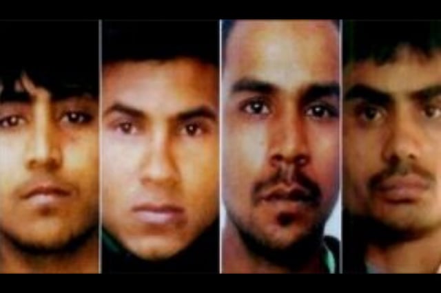 File photo of the convicts in the 2012 Nirbhaya gangrape and murder case