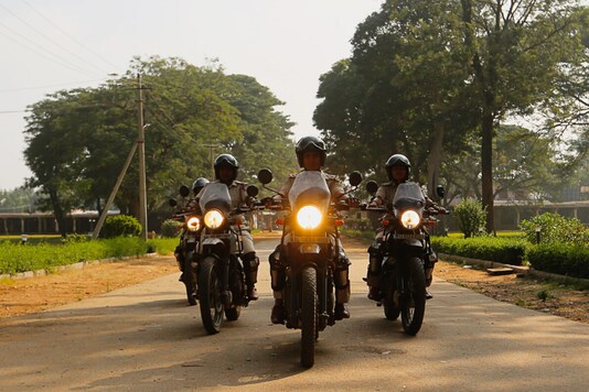 Bengaluru Police's All-Women Motorcycle Brigade.
(Image Source: Royal Enfield) Bengaluru Police's All-Women Motorcycle Brigade.
(Image Source: Royal Enfield)