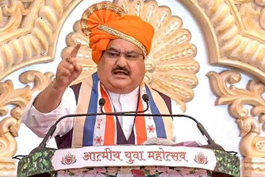 File photo of BJP president JP Nadda.