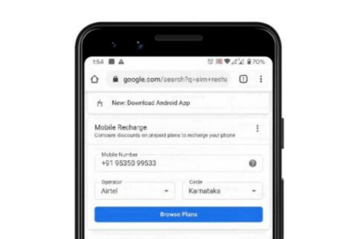 Compare and Buy Prepaid Recharges, Now Directly from Google Search