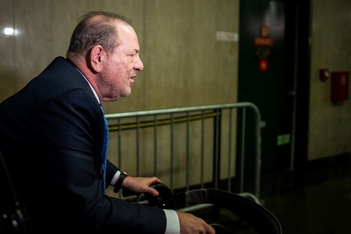 File photo: Film producer Harvey Weinstein arrives at New York Criminal Courtroom during his ongoing sexual assault trial in the Manhattan borough of New York City, New York, US, February 24, 2020. (Image: REUTERS)