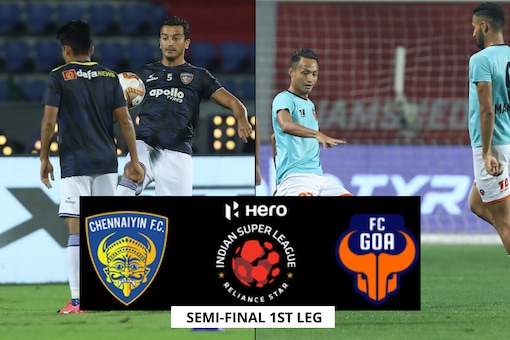 ISL 2019-20 Semi-final 1st Leg, Chenniayin FC vs FC Goa (Photo Credit: ISL/News18)